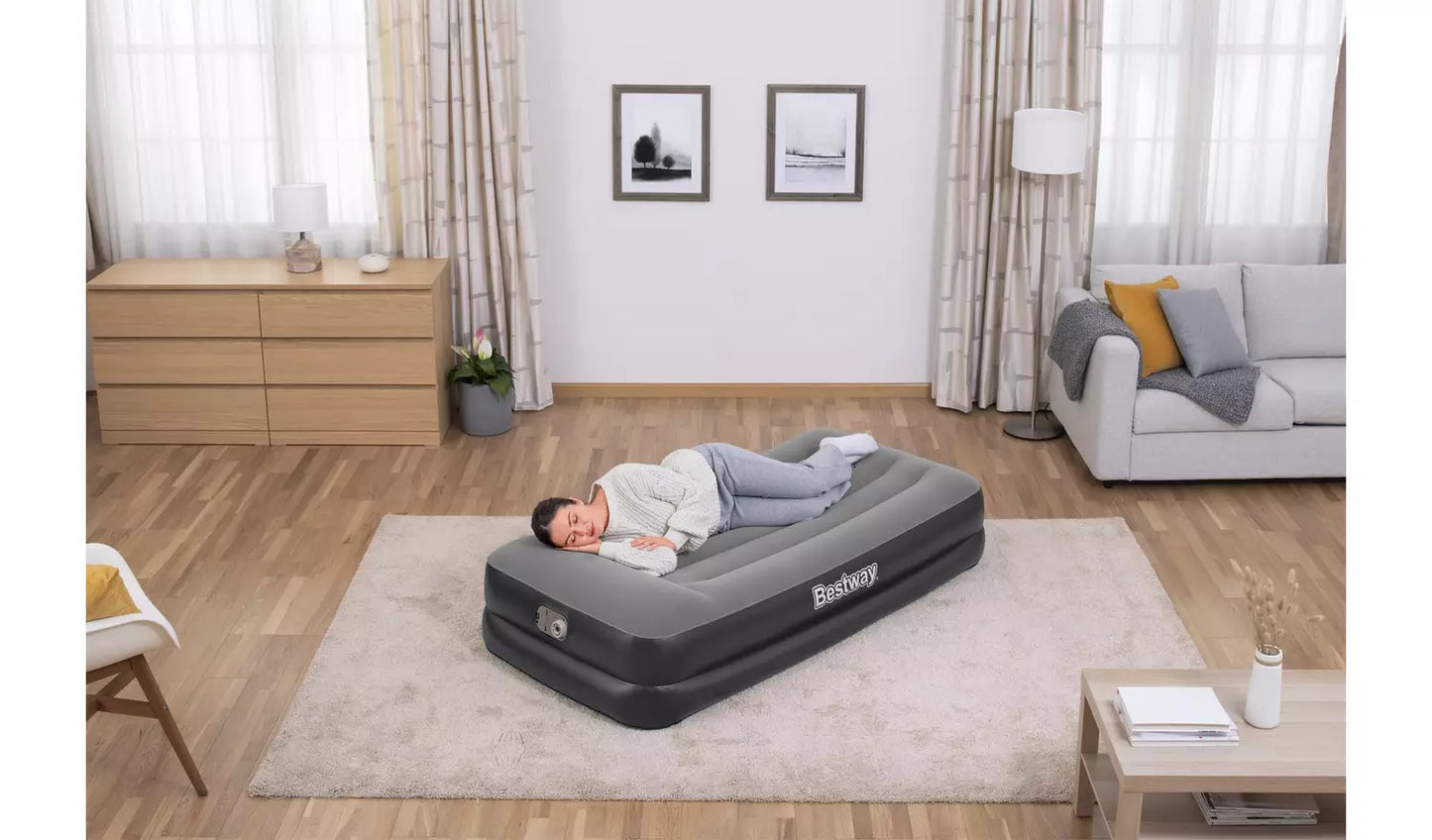 Bestway Tritech Single Air Bed with Built-in Pump